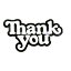 ܡ  ǥå ȥܡ ֥ ƥå THANK YOU SKATEBOARDS 󥭥塼  Thank You Logo Sticker ȥ꡼  եå ƥ