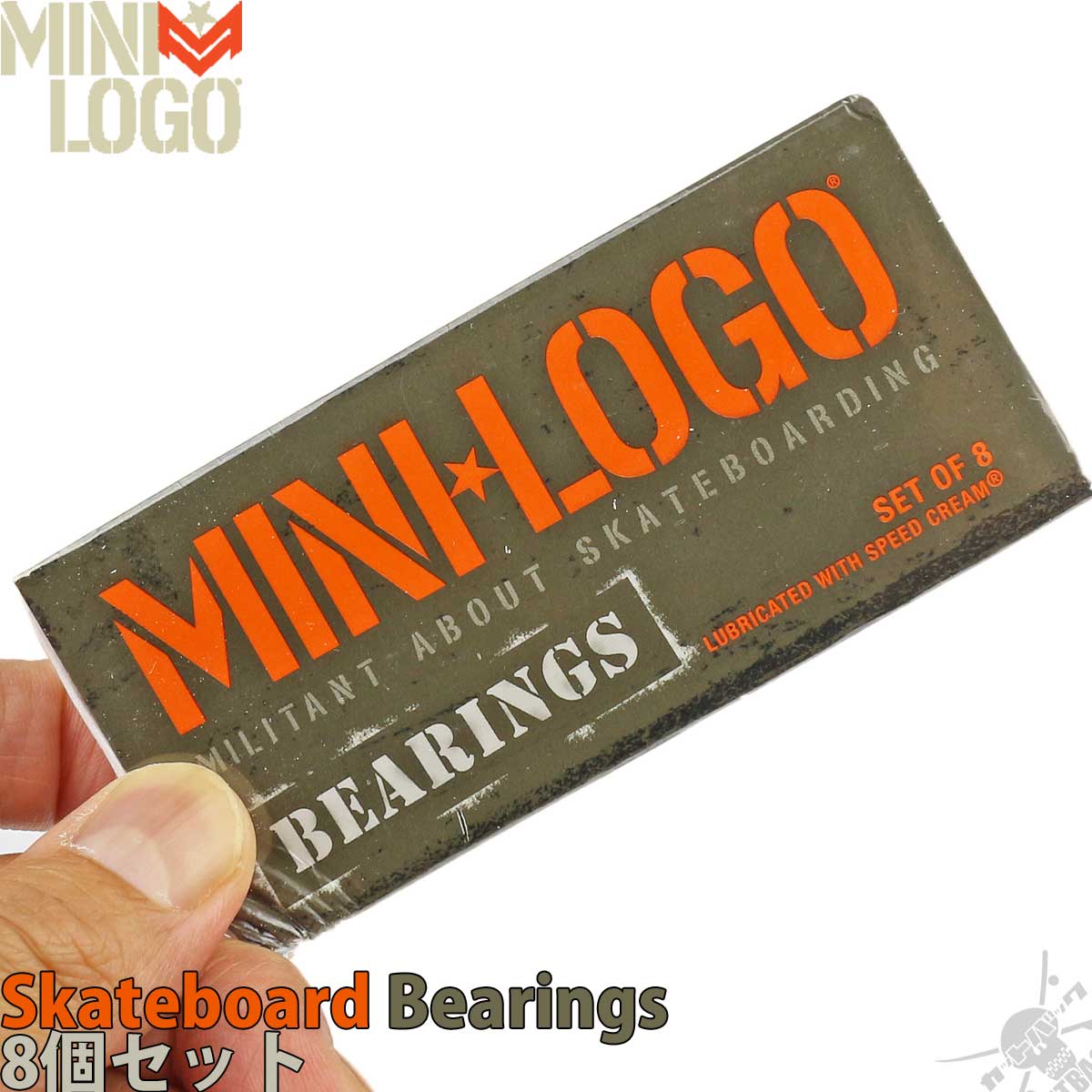 ܡ  ٥ ߥ˥ ȥܡ 8ĥå Mini Logo Skateboard Bearings Series 3 ȥܡ ѡ 륿 1ʬ