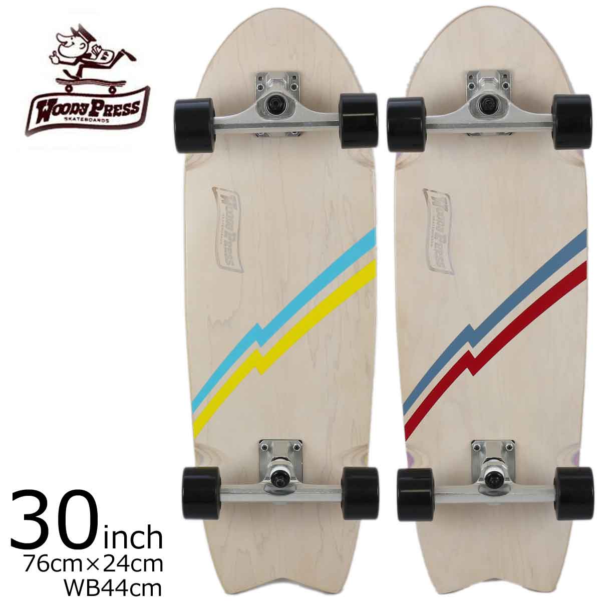 WP Carving ウッディープレス カービング サーフスケート スケートボード コンプリート Woodypress Carving Sk8 WoodyLadys30-carving