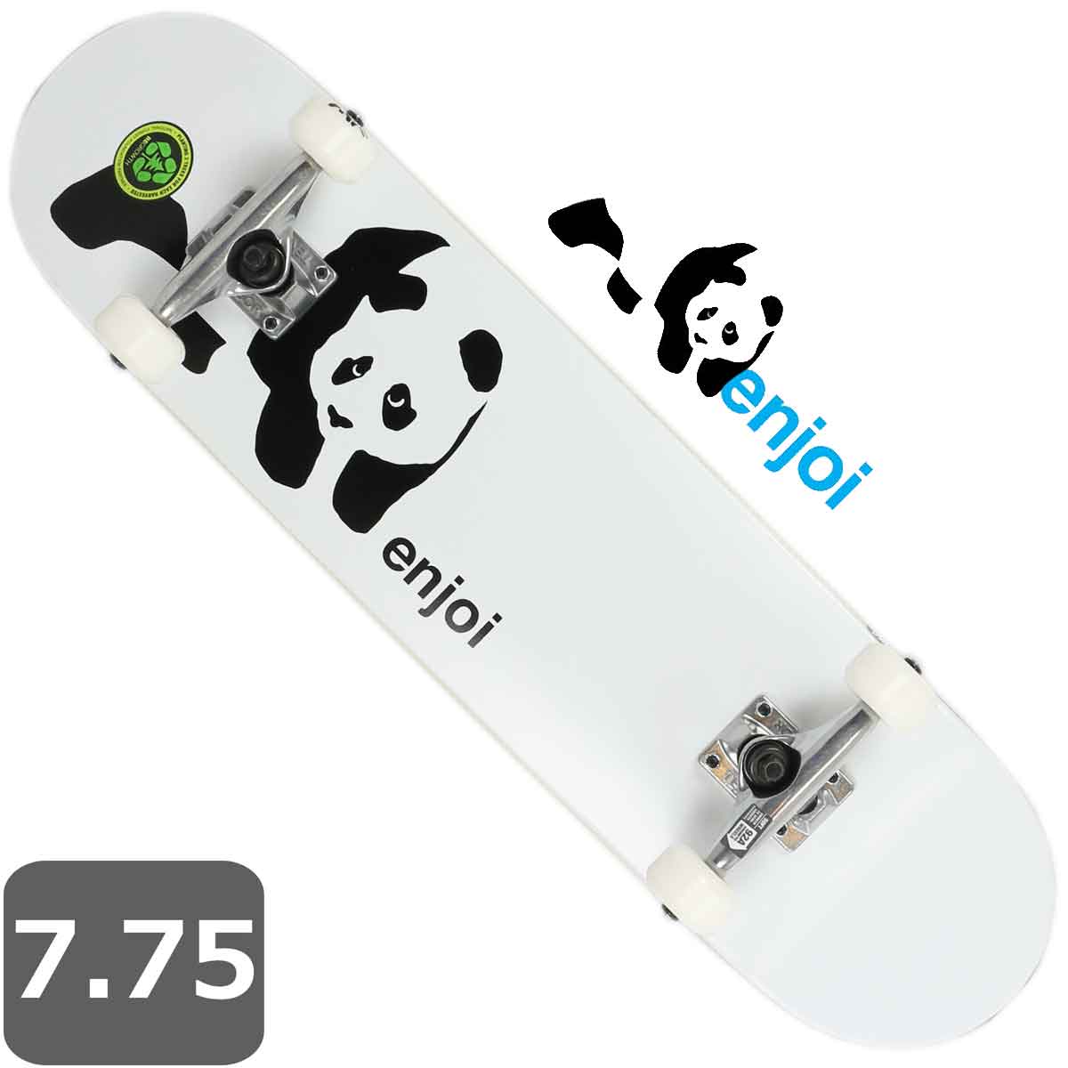 パンダスケートボード コンプリート エンジョイ Panda enjoi Complete 7.75 インチ 純正スケボー スケート 完成品 初心者