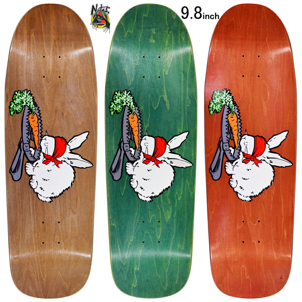  ナタス 101バニートラップ 9.8インチ スケボー オールドスクールデッキ Natas 101 Natas Bunny Trap Reissue Old School Deck ナタス カウパス 板