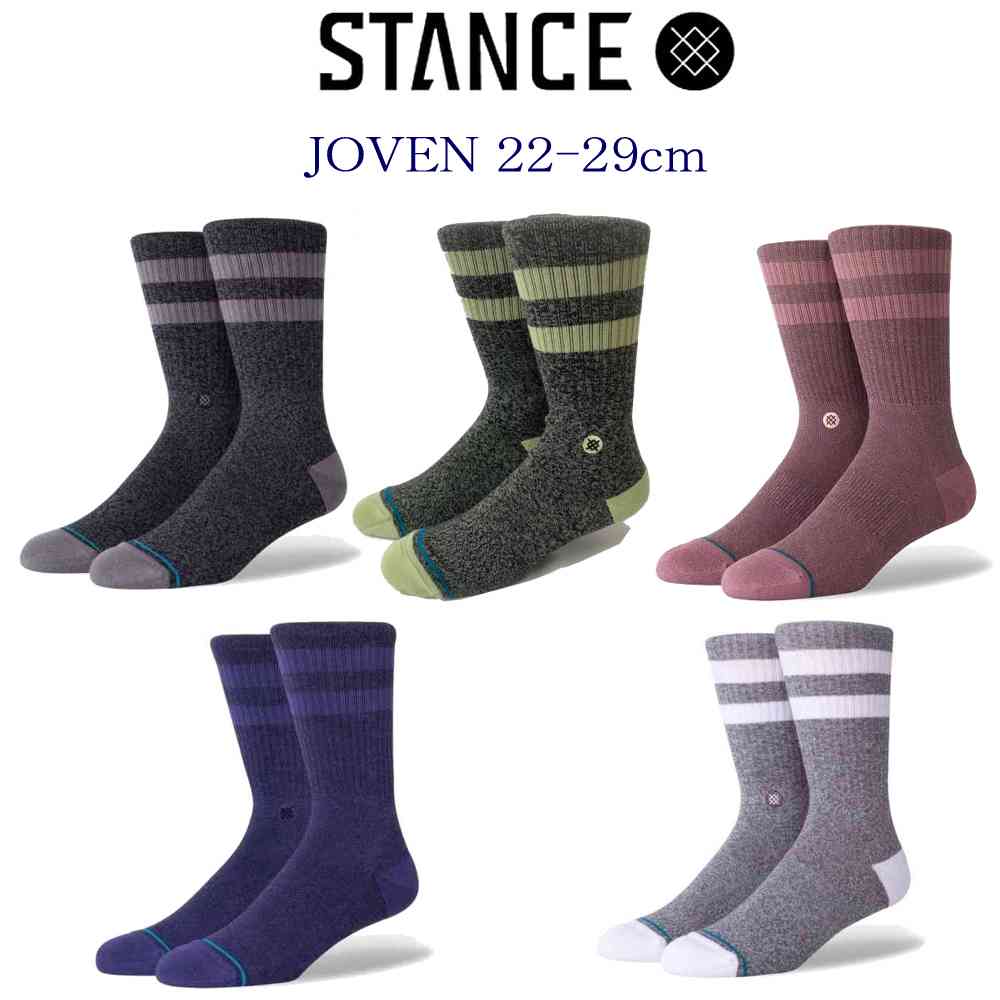 Stance スタンス ジョヴェン Stance Socks Joven メンズ L 25.5-29cm レディース S22-24.5cm 大定番 メンズ ファッション 靴下 ギフト 男性 彼氏 プレゼント 贈り物 父の日ギフト プレゼント 父の日