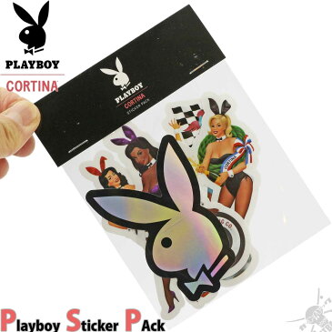 スケボー ステッカー コルティナ プレイボーイ パック CORTINA x PLAYBOY Sticker スケートボード コラボ シール デカール ウサギ 正規ライセンス製品