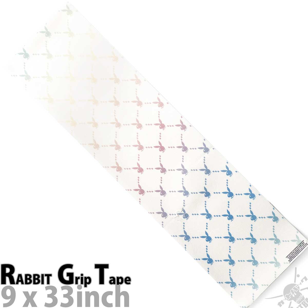 コルティナ スケボー 透明デッキテープ 9インチ プレイボーイ CORTINAxPLAYBOY Rabbit Head Grip Tape Clear スケートボード グリップテープ ラビットヘッド コラボ ウサギ 正規ライセンス製品 パーツ コルチナ