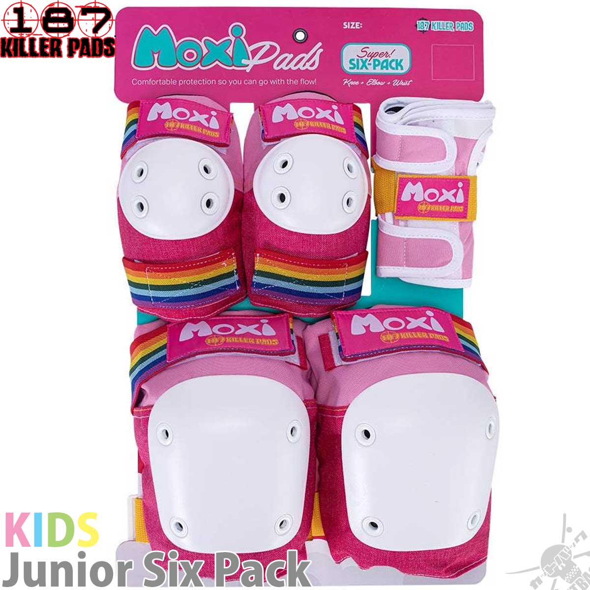 187 ܡ åץƥ ԡԥ Ҷ Killerpads Junior Six Pack Moxi Peach Pink ҥ ҥ  3å 顼ѥå ȥܡ ѡ  桼  Ҷ  ǯ Ļ  ˤλ λ