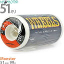 スケボー ウィール 51mm 99a トイマシーン ハード モンスター Toy Machine Monster Skateboard Hard Wheels ス...