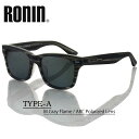 Ronin Eyewear サングラス ロニンアイウエア UVカット プレミアム ARコート 偏光レンズ TYPE-A - Sasa M.Gray Flame/...