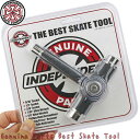 インディペンデント スケボー スケート 工具 純正パーツベストスケートツールスタンダード インディ Genuine Parts Best Skate Tool Standard Black スケートボード トラック ソケット 六角レンチ ドライバー ベアリング外し