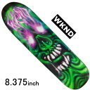 【ラスト1本】 ウィークエンド 8.375インチ スケボー デッキ WKND Skull Deck スケートボード ストリート パーク 板