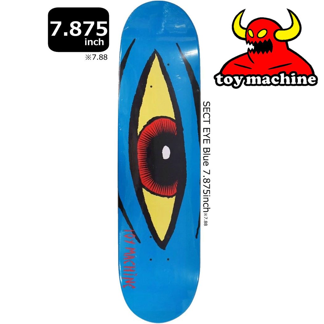 åץơդܡ ǥå 7.875 ȥܡ 󥹥 TOY MACHINE ȥޥ  SECT EYE Blue 7.875 ץ 鿴 ȥ꡼ Team Model