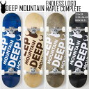 楽天スケートボード専門店カットバックDEEP MOUNTAIN ディープマウンテン MIYAMA Endless Logo 3 スケボー コンプリート ミヤマクワガタスケボー デッキ 7.5 7.75 8.0inch インチ スケートボード 人気商品 おすすめ ブランクデッキ 専用ボックス付き