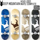 DEEP MOUNTAIN ディープマウンテン MIYAMA Head Logo 4 スケボー コンプリート ミヤマクワガタスケボー デッキ 7.5 7.75 8.0inch インチ スケートボード 人気商品 おすすめ ブランクデッキ 専用ボックス付き