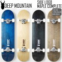 楽天スケートボード専門店カットバックDEEP MOUNTAIN ディープマウンテン MIYAMA SIDE Logo 6 スケボー コンプリート ミヤマクワガタスケボー デッキ 7.5 7.75 8.0inch インチ スケートボード 人気商品 おすすめ ブランクデッキ 専用ボックス付き