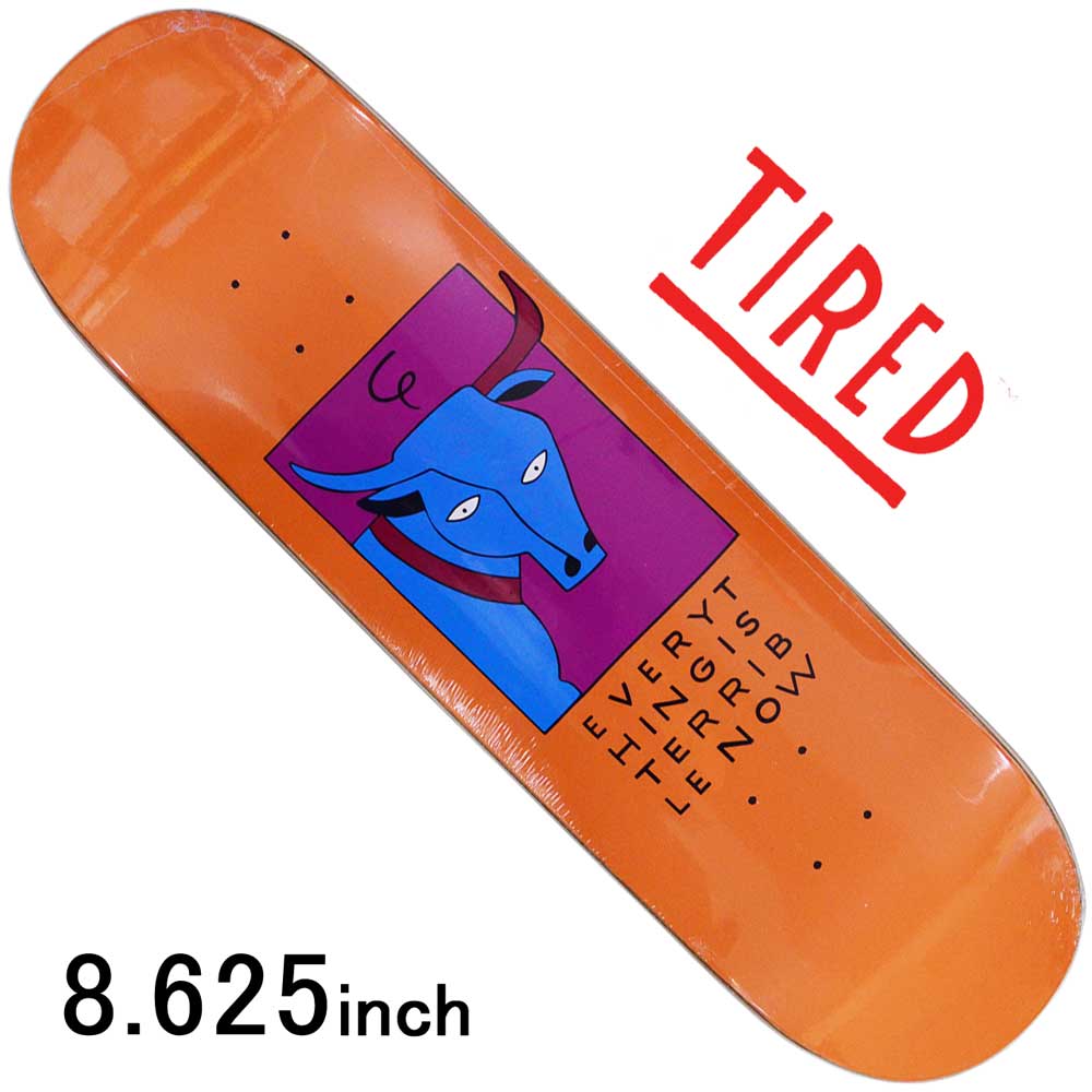 å 8.625 ܡ ǥå Tired Skateboards Terrible Regular ȥܡ ȥ꡼ ѡ  ѥåȥѥ Piet Parra ȥեå