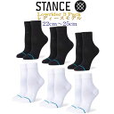 Stance ソックス Stance ソックス 靴下 LOWRIDER 3 PACK 22cm-25cm ローライダー 3足セット レディース ファッション 小...