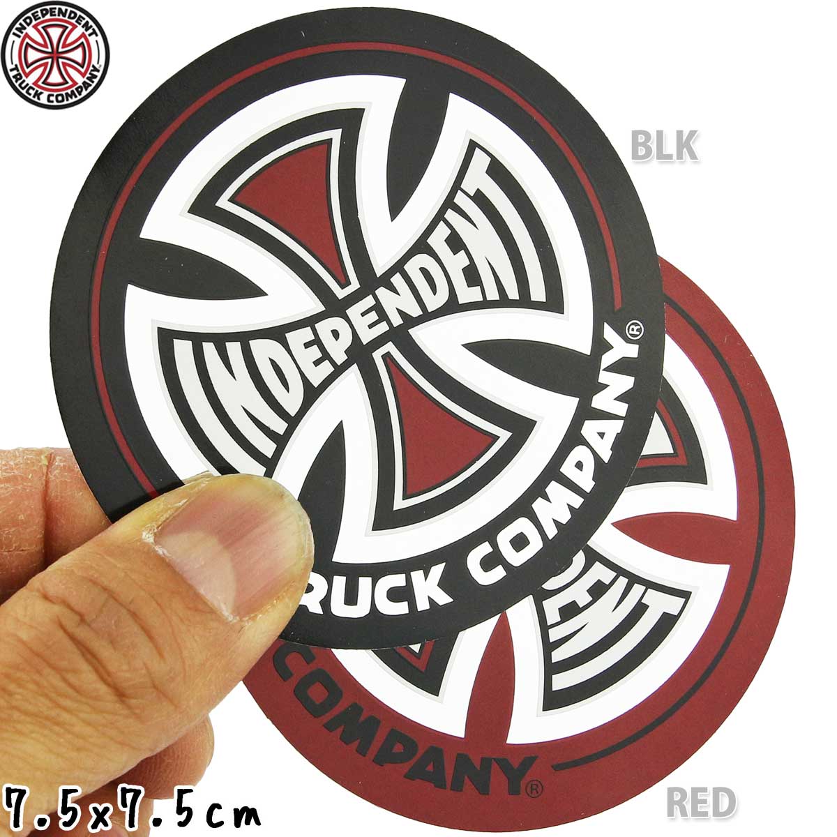 インディペンデント スケボー ステッカー トラックカンパニーフォイルステッカー 7.5x7.5cm Independent Truck Co Foil Sticker アーバンスポーツ スケートボード スケート ストリート パーク ランプ シール デカール インディ 人気 ブランド おすすめ