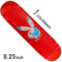 カラーバー 8.25インチ スケボー デッキ Color Bars Playboy Andy Warhol Red Deck スケートボード スケボーデッキ 板...