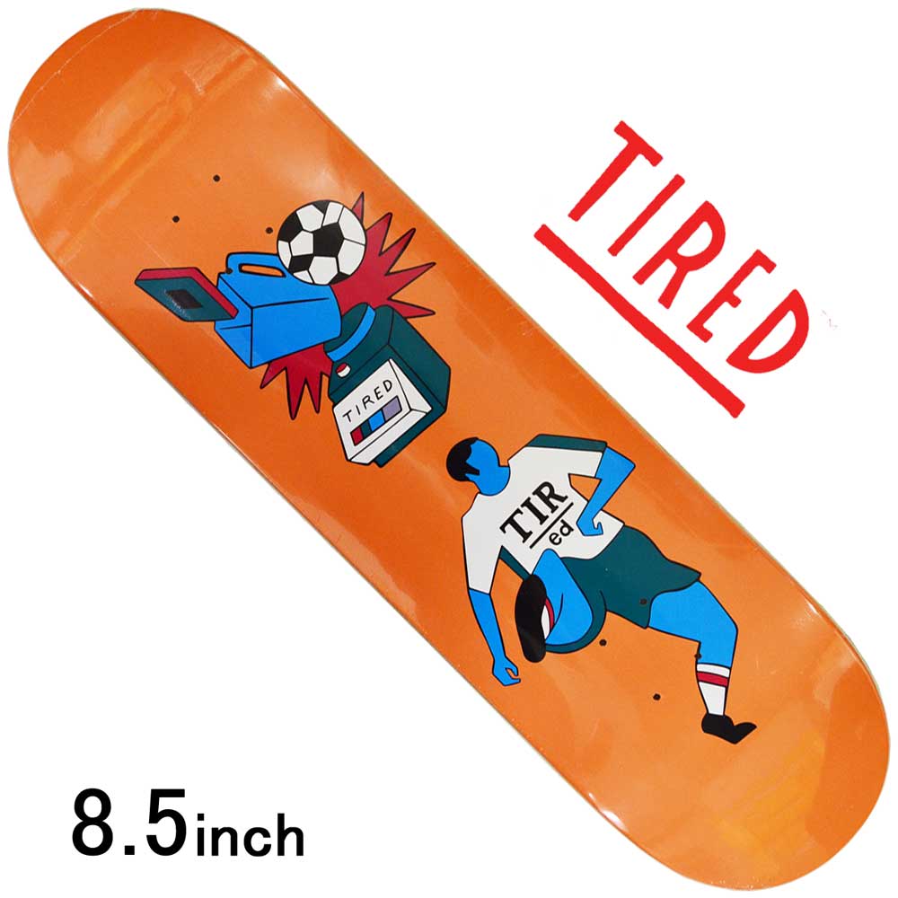 ■ブランドTIRED SKATEBOARDS タイレッド スケートボード■ブランド概要オランダのアーティスト、PARRAが立ち上げた中年のオヤジスケーターたちを応援する大人気ブランド 。 昔スケートボードをやってたスケボー好きな人たちが、純粋にスケートボードを楽しむ為に オヤジに刺激、勇気、やる気を与えてくれるブランドです。 “THE TIRED VIDEO ”必見ですよ！！■モデルSTYLE BLENDER REGULAR 8.5inch(21.5cm×82.2cm) 注意)デッキテープ側のカラーはアソートとなります。■リンク別売りデッキテープはコチラカテゴリトップ＞ スケボー＞ スケートボード＞ デッキ＞ TIREDSTYLE BLENDER REGULAR8.5inch CUTBACK SKATE SHOP人気デッキブランド ALMOST ANTIHERO CLICHE BLIND CREATURE DOGTOWN ELEMENT ENJOI FLIP GIRL KROOKED MYSTERY PLANB POWELLREAL SK8MAFIA ZERO ZOOYORK THANKYOU DOOMSAYERS CHOCOLATE HOKEY HABITAT FUCKINGAWESOME BIRDHOUSE CONSOLIDATED GX1000 DARKSTAR DGK EXPEDITIONONE FLAK HOOKUPS HOSOI IFO MINILOGO PRIMITIVE ROOTS STS SANTACRUZ TOYMACHINE ZFLEX HOTELBLUE SCUMCO＆SONS WKND SOVRN PIZZA BLACKLABEL BAKER DEATHWISH GRIZZLY HEROIN SANTAMONICAAIRLINES HSTREET POLAR DARK ROOM HONDAR COLOR BARS HOOKUPS PASS〜PORT JART CRUZADE MONARCH PROJECT ROGER SKATE CO. SCI-FI FANTASY HODDLE オールモスト アンチヒーロー アンタイヒーロー クリシェ ブラインド クリーチャー ドッグタウン エレメント エンジョイ フリップ ガール クルキッド ミステリー プランビー パウエル リアル スケートマフィア ゼロ ズーヨーク サンキュー ドゥームセイヤーズ チョコレート ホッケー ハビタット ファッキンオーサム バードハウス ブランク コンソリデーテット ジーエックスサウザン ダークスターディージーケー エクスペディション アイエフオ ミニロゴ プリミティブ ルーツ スケートツールサプライ サンタクルーズ トイマシーン ジーフレックス ホテルブルー スカムコアンドサンズ ウィークエンド ソバーン ピザ ブラックレーベル ベイカー デスウィッシュ グリズリー ヘロイン サンタモニカエアライン エイチストリート ポーラー ダークルーム ホンダー カラーバー フックアップ パスポート ジャート クルザード モナーク プロジェクト ロジャースケート サイファイファンタジー ホドル CUTBACK SKATE SHOP〜ギフト発送増えてます。 プレゼント 誕生日 バースデー 記念日 お土産 プチギフト お正月 バレンタインデー ひな祭り ホワイトデー 卒業 卒園 入学 就職 入社 新生活 新年度 こどもの日 母の日 父の日 孫の日 ハロウィン クリスマス ご褒美 お父さん お母さん 兄弟 姉妹 子供 おばあちゃん おじいちゃん 奥さん 彼女 旦那さん 彼氏 友達 仲良し 先輩 後輩 同僚 10代 20代 30代 40代 50代 60代 関連商品はこちら＼クーポン使用で5％引きも／ガール 8.0...9,900円ガール 7.25/7.75インチ スケボー デッ...9,900円ガール ハフ 8.25インチ 限定コラボ ス...15,400円ガール 8.0インチ スケボー デッキ Girl...9,350円ガール 8.125インチ スケボー デッキ Gi...9,350円クリーチャー 8.0インチ スケボー デッ...8,800円クリーチャー 7.75インチ スケボー デッ...8,800円クリーチャー 7.75インチ スケボー デッ...8,800円プリミティブ 8.0インチ スケボー デッ...9,900円