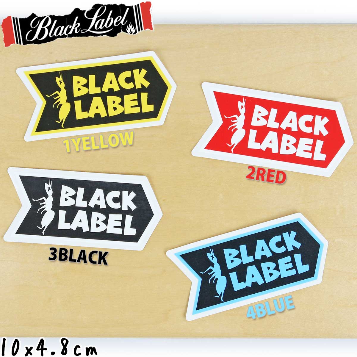 ブラックレーベル スケボー ステッカー シール デカール Black Label Skateboard Original Ant Sticker..