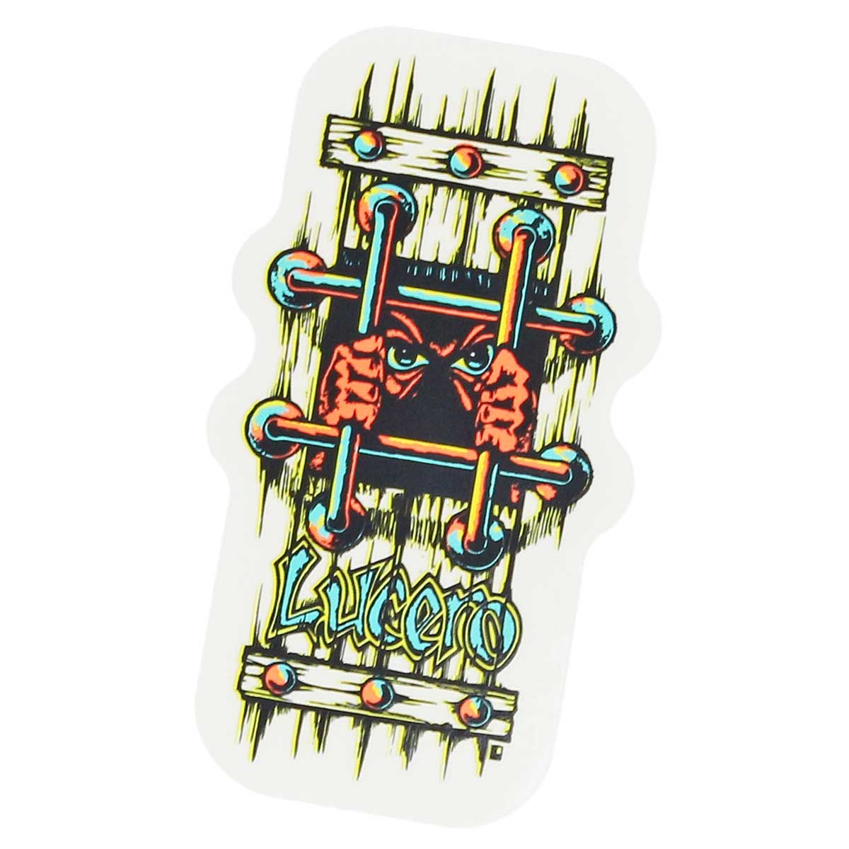 ブラックレーベル スケボー ステッカー シール デカール Black Label Skateboard John Lucero OG Bars Sticker アーバンスポーツ スケートボード スケート ストリート パーク ランプ 人気 オールドスクール ハードコア ブランドジョン ルセロ オリジナル オージー バー ロゴ