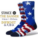 Stance ソックス スタンス ザ バナー インフィニット 靴下 永久保証 Stance Socks The Banner 限定モデル 1足セット メンズ 1...