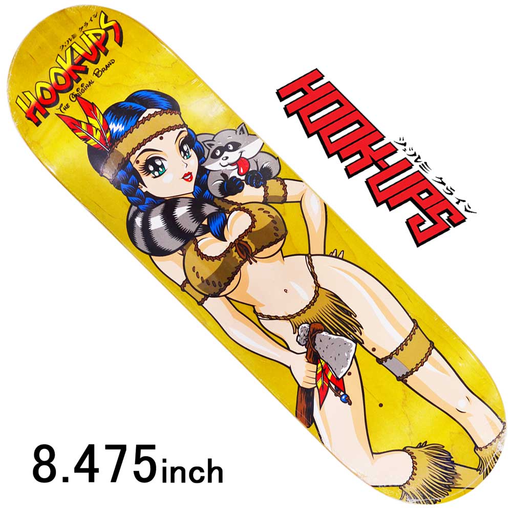8.475インチ フックアップス スケボー デッキ 板 Hook Ups Poca Deck スケートボード スケボーデッキ ポカ アニメ グラフィック 人気 ブランド ジェルミクライン