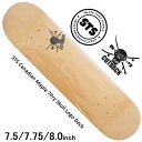 カットバック オリジナルスケボー スケート スケートボード デッキ STS Canadian Maple 7Pry CUTBACK Skull Logo Deck ブランク デッキ 無地 7.5インチ 7.75インチ 8.0インチ