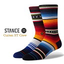 Stance スタンス カレン Stance Socks Curren ST Crew メンズ L 25.5-29.0cm レディース キッズ S 22-24.5cm 大定番 メンズ 靴下 カラフル ストライプ ボーダー ギフト 男性 彼氏 プレゼント 贈り物