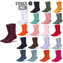 Stance スタンス アイコン Stance Socks Icon メンズ レディース L 25.5-29.0cm 大定番 メンズ 靴下 ギフト 男性 彼氏 女性 彼女 プレゼント 贈り物