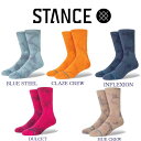 Stance スタンス Stance Socks INFLEXION DULCET HUE CLAZE CREW メンズ 25.5-29cm メンズ 靴下 ストリート ファッション スケートボード サーフィン スノーボード ギフト 男性 彼氏 プレゼン…