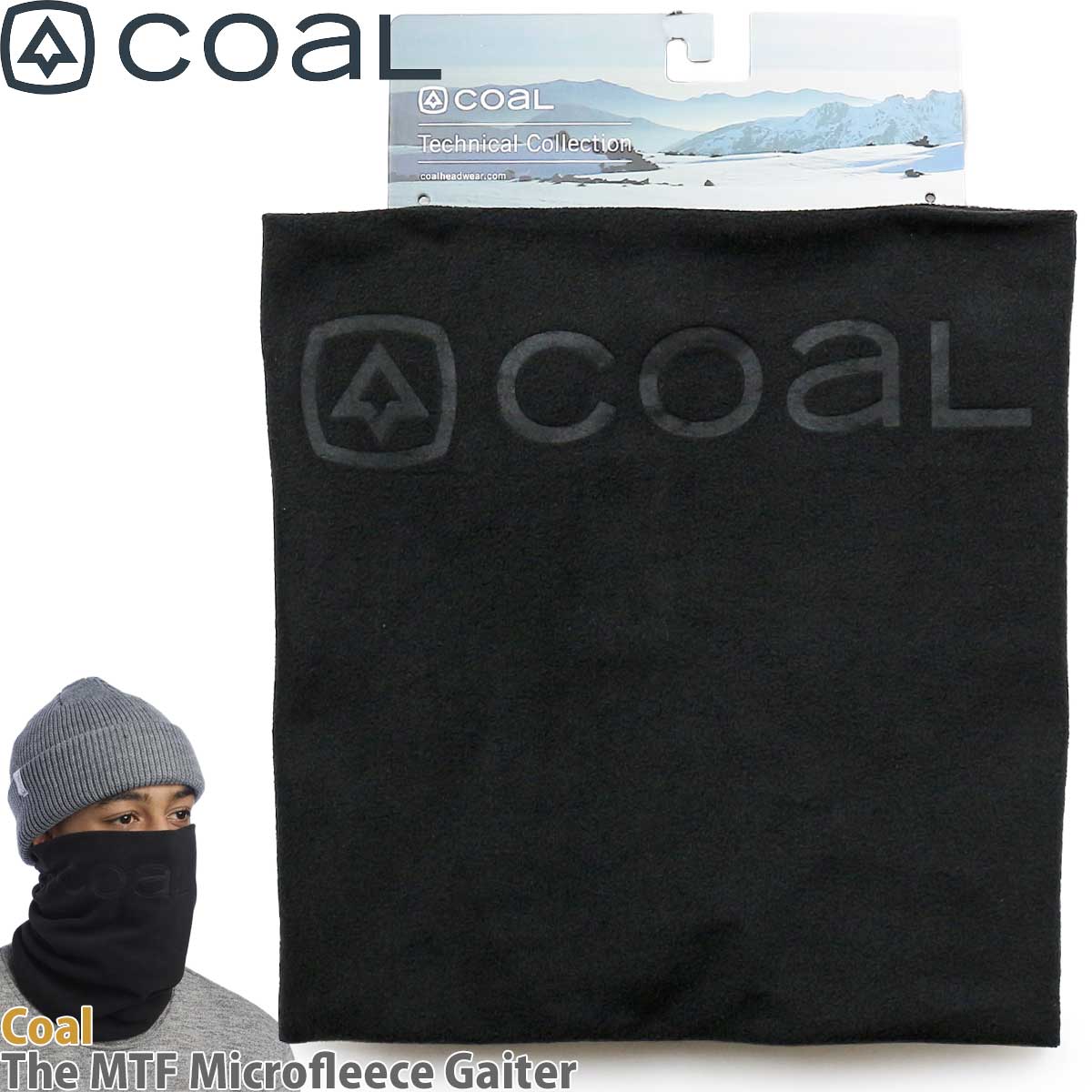 コール マイクロフリースゲイター 23-24 Coal The MTF Microfleece Gaiter スノーボード スキー ネックウォーマー 薄手 防寒 防風 保温 メンズ レディース おしゃれ 高機能 バイク スノーボード スキー 登山 釣り カットバック