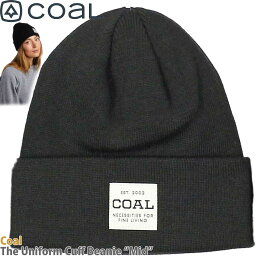 コール ニット帽 ユニフォーム 23-24 Coal The Uniform Cuff Beanie Mid スノーボード スキー 防寒 防風 保温 帽子 ハット ユニフォーム カフビーニー 折り返し メンズ レディース おしゃれ 登山 ハイキング 釣り カットバック