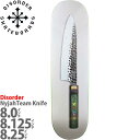 fBXI[_[ 8.0/8.125/8.25C` XP{[ fbL Disorder Skateboards Pro Nyjah Huston Team Knife Deck v iCWq[Xg `[iCt XP[g{[h  JbgobN ʔ XP{[fbL