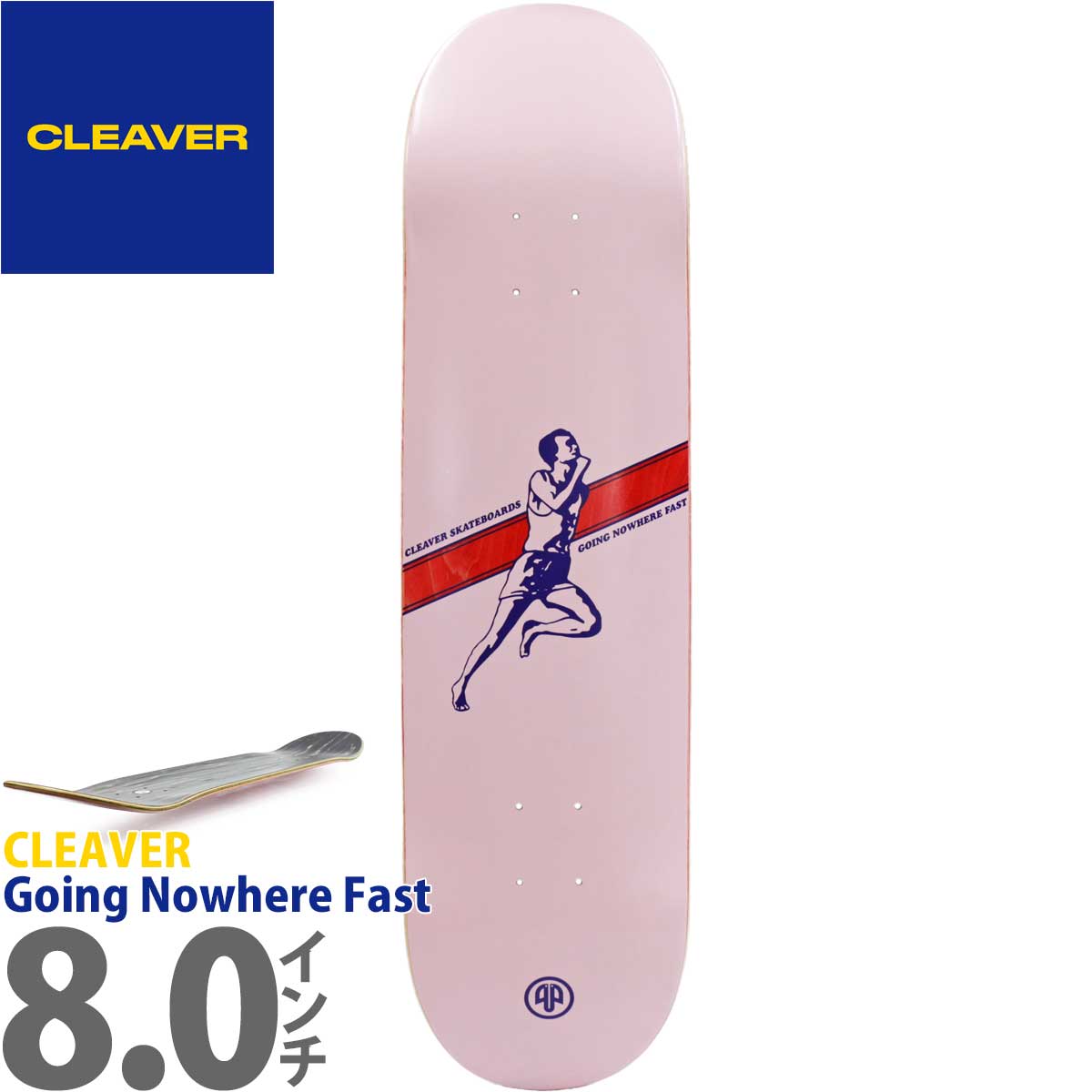 ꡼С 8.0 ܡ ǥå Cleaver Skateboards Going Nowhere Fast Deck  Ρ ե ǥå ȥܡ  åȥХå