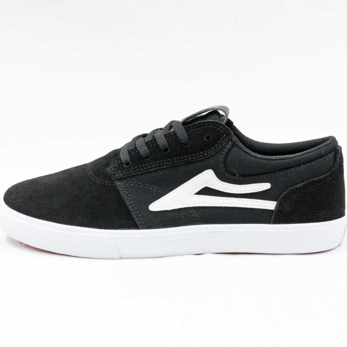 �饫�� ���å� ����ե��� ��17.5-24cm�� Lakai Griffin Kids Black/White Suede �����ܡ� �������ȥܡ��� ���塼�� �ҥ� ���塼�졼�� ɳ�� �������塼 ���ˡ����� �� �֥�å� �������� �������ȥܡ��� �֥��� �������å�
