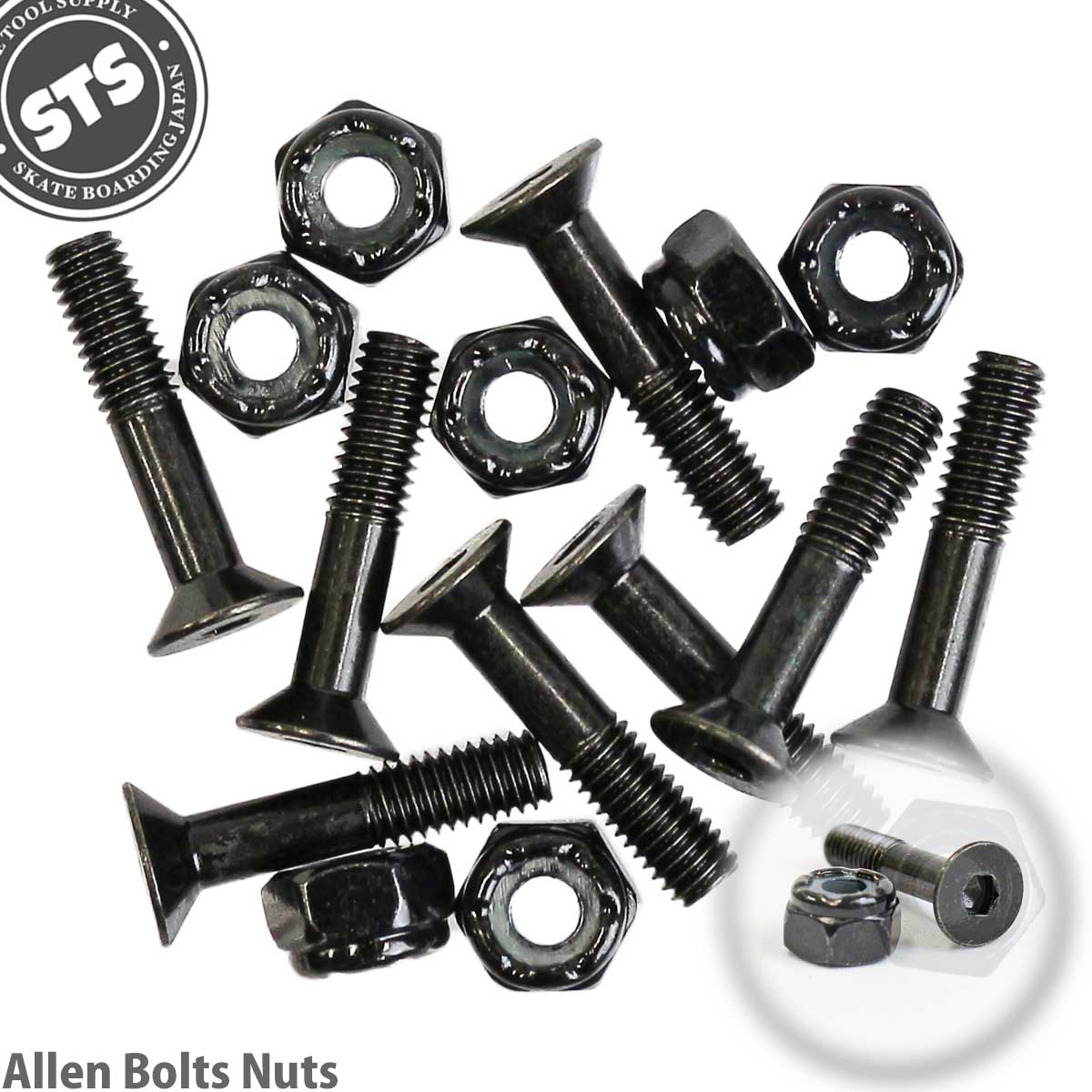 ȥġ륵ץ饤 ϡɥ ϻ 7/8inch 8ܥå STS Hardware Allen Bolts Nuts Trucks Parts Hex ܡ ȥܡ ѡ ܥ ʥå ͥ ­ ȥåѡ ܡ åȥХå