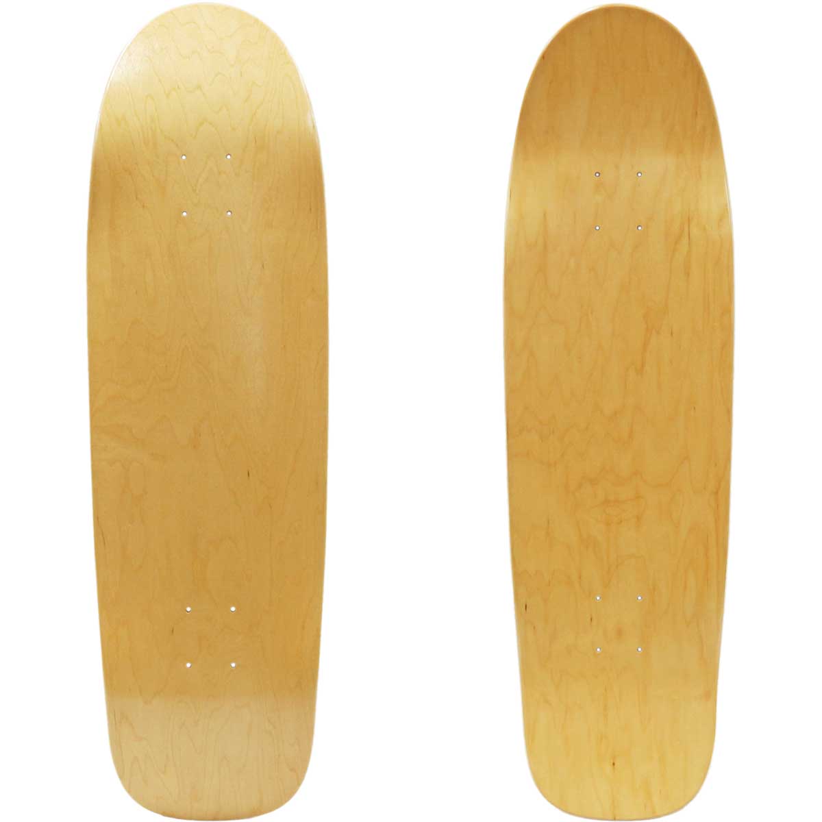 STS 9.0インチ スケボー ブランクデッキ STS Skateboards Blank Old School Pool Bowl Deck オールドスクール プールボウル スケートツールサプライ カットバックオリジナル ナチュラル ウッド 無地 スケートボード カナディアンメイプル 7PLY 2