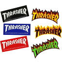 Thrasher スラッシャー ステッカー Various Sticker Magazine Flame スケートボード スケボー スケート マガジン フレイム シール