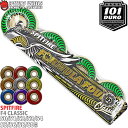 スピットファイア F4 101D Classic 50│51│52│53│54│55│56│58│60mm スケボー ウィール Spitfire Skatebo...