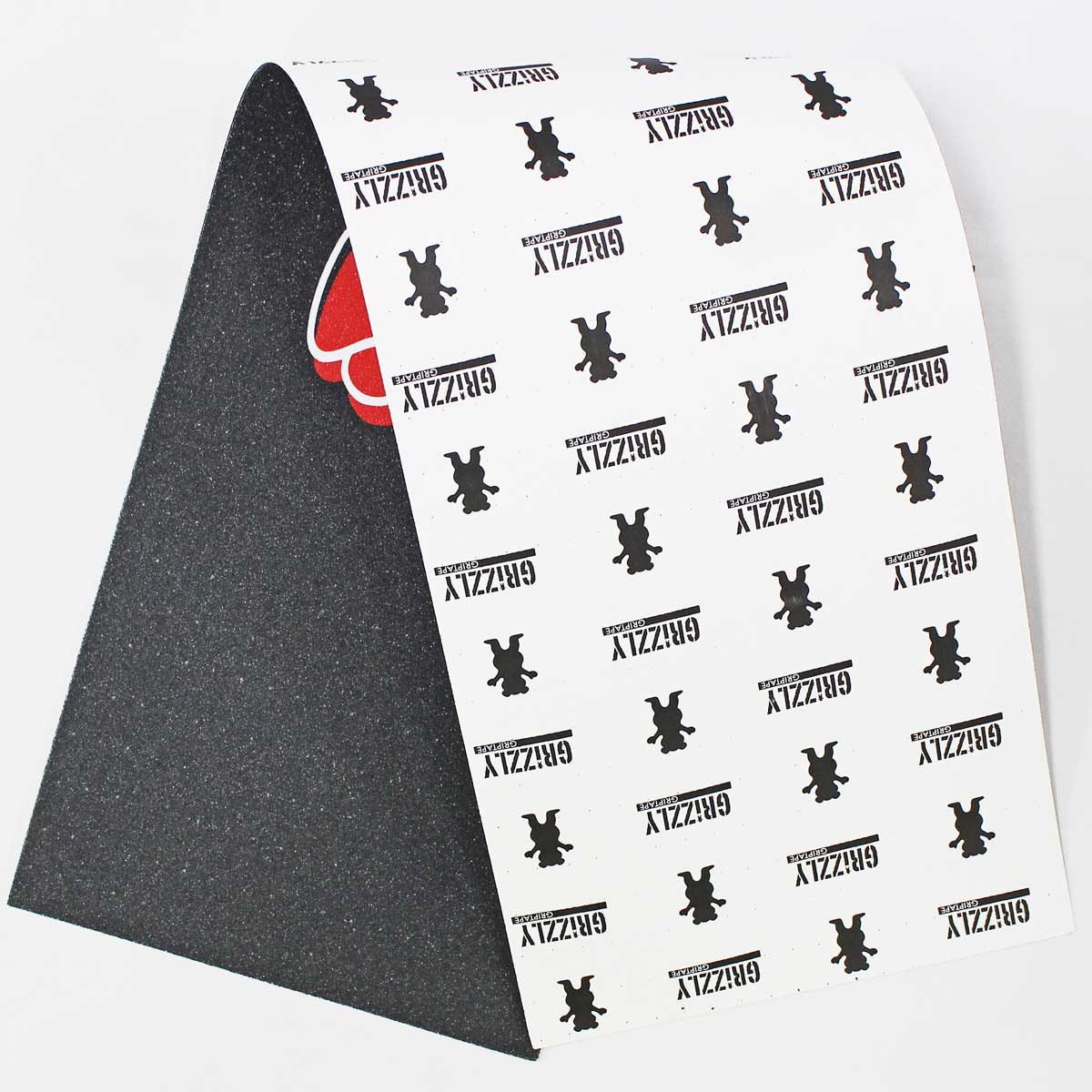 スケートボード専門店カットバックのグリズリー スケボー デッキテープ │ 9x33インチ│ Grizzly Griptape Catching Tags キャッチングタグ スケートボード スケボー ブランド おしゃれ ザラザラ 滑り止め 柄｜アングル3