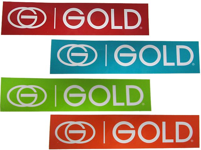 GOLD ゴールド Bar ステッカー スケートボード, スケボー スケート ,シール,ステッカー