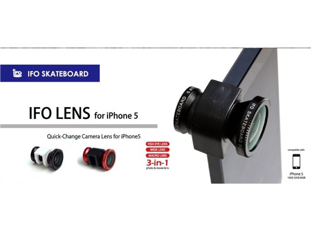 IFO SKATEBOARD アイエフオー スケートボード IFO LENS for iphone5 スケートボード, スケボー スケート ,SK8,アイフォン,フィッシュアイ,レンズ,アクセサリー 3