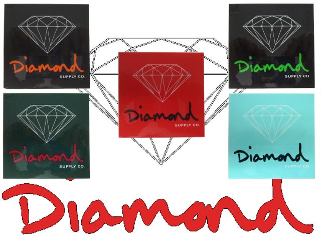 Diamond SUPPLY.CO ダイヤモンド サプライ OG Sign Sticker スケートボード, スケボー スケート ,SK8,ハードウェア,ステッカー,ダイアモンド,ダイヤモンドサプライ 1