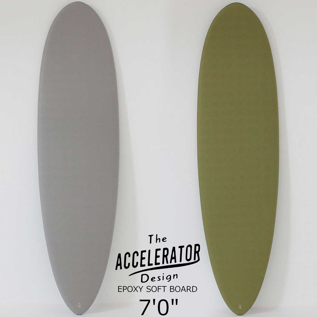 The Accelerator Design EVA SOFT BOARD 7'0" アクセルレーター ソフトボード サーフボード フューチャーフィンタイプ フィン標準セット 佐川急便で自宅まで配達 北海道および沖縄他離島は別途送料