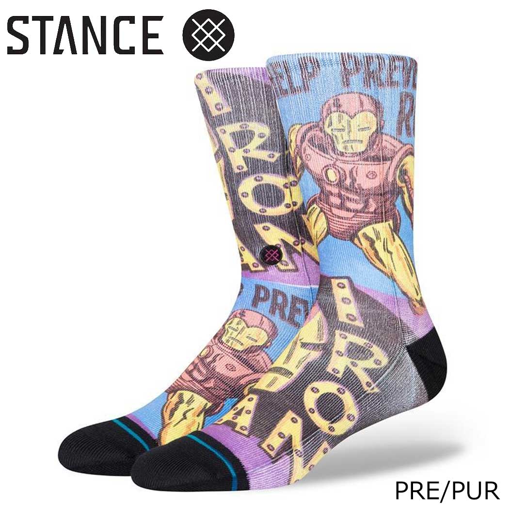 Stance ソックス スタンス STANCE x MARVEL Prevent Rust Crew Socks 靴下 マーベル コラボメンズ 25.5-29....