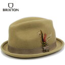 Brixton ブリクストン Fedora Gain hat フュードラ ゲイン ハット フェルト ウール 帽子 ラグジュアリー