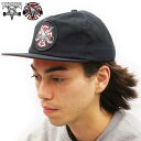 スラッシャー インディペンデント キャップ 帽子 コラボレーション Thrasher independent Pentagram Cross Snap Hat Cap スケートボード スケボー スケート ブランド メンズ