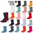 靴下 メンズ（予算3000円以内） Stance スタンス アイコン Stance Socks Icon メンズ レディース L 25.5-29.0cm 大定番 メンズ 靴下 ギフト 男性 彼氏 女性 彼女 プレゼント 贈り物