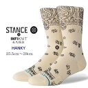 Stance スタンス Hanky 靴下 永久保証 メンズ 25.5-29cm Stance socks スタンスソックス ペイズリー ギフト 男性 彼氏 プレゼント 贈り物
