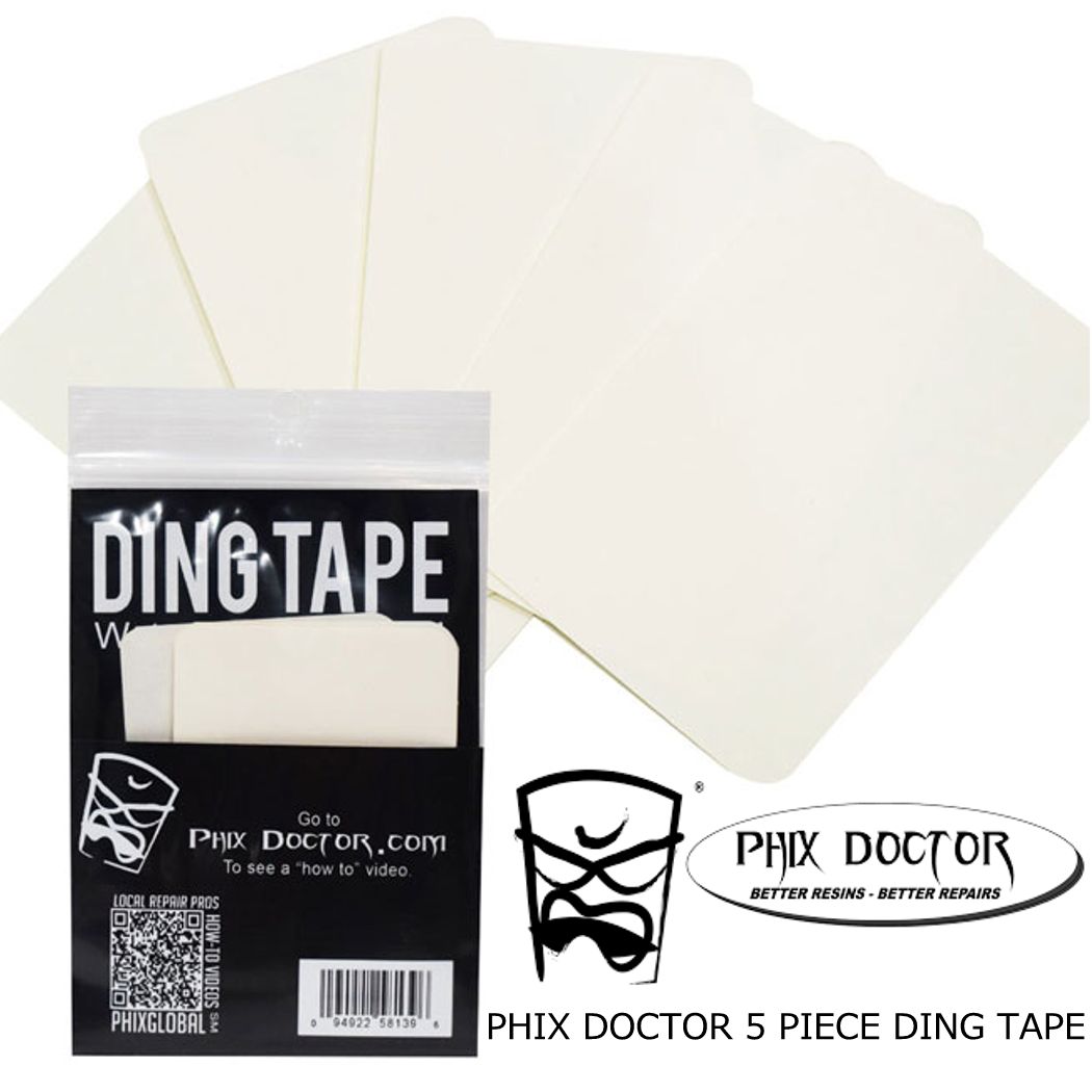 PHIX DOCTOR リペアテープ フィックスドクター DING TAPE 7cm×5 5枚入り 5シート リペア サーフボード 応急処置 修理 簡単リペア サーフボード リペア